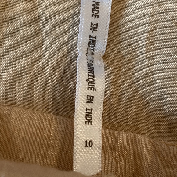 Free People Deja Vu Beaded Embroidered Rose Gold Tulle Mini Dress Size 10 - Picture 14 of 16